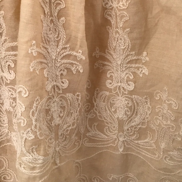 ⚠️One day only!‼️ NWOT Anthro peplum bohemian top - Picture 4 of 4